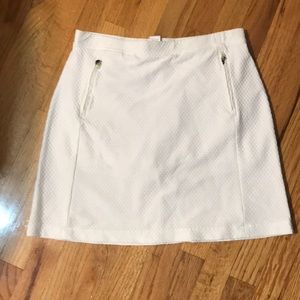Lopez white golf skort Med